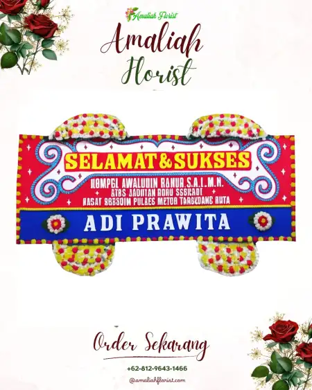 Papan Bunga Ucapan Selamat Timbang